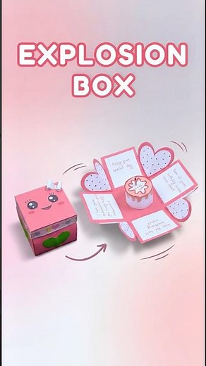 Explosion Box 🎁 DIY Gift Idea #shorts