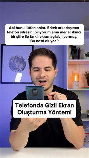 TELEFONDA GİZLİ ALAN OLUŞTURMA YÖNTEMİ ✅