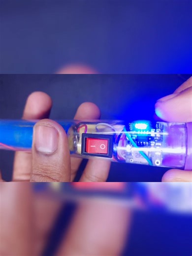 Transparent 10W Powerbank Build in 30 Seconds! 🔧 #DIYShorts #ytshorts #diy