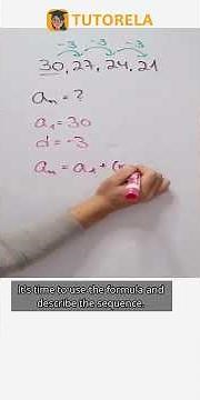 Term-to-Term Rule for Sequence 21, 24, 27, 30 #Math #Series #Series/Sequences