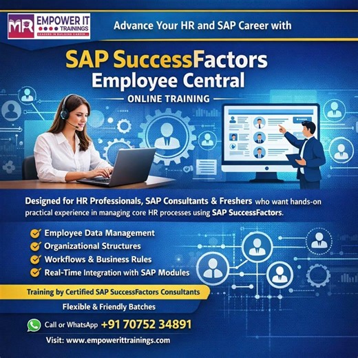 SAP SuccessFactors Employee Central Online Training in Mumbai | Real Time Project Course