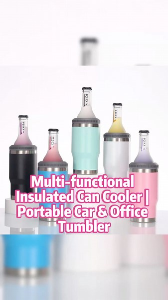Sleek Portable Insulated Cup Holder for Everyday Use