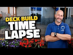 2 Tiered Deck Build Time Lapse - under 6 minutes