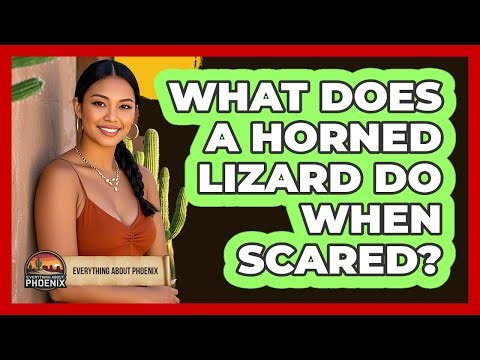 What Does A Horned Lizard Do When Scared?