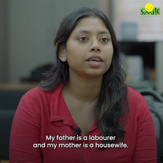 “Without education, nothing is possible" Coming from a humble family, with her father working as a labourer, Parul (name changed) dreamt of easing his burden while pursuing her own goals. Through Smile Foundation’s scholarship support, she not only received financial aid but also opportunities like workshops and mentorship that helped her grow. Today, she aspires to become a good engineer and give back to society, just as Smile Foundation has supported her dreams. Know More: https://www.smilefou