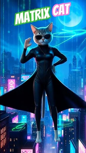 Matrix Cats Gone Wild – Epic Bullet Dodge Dance!