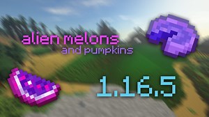 Alien Melons and Pumpkins 1.16.5 Minecraft Texture Pack