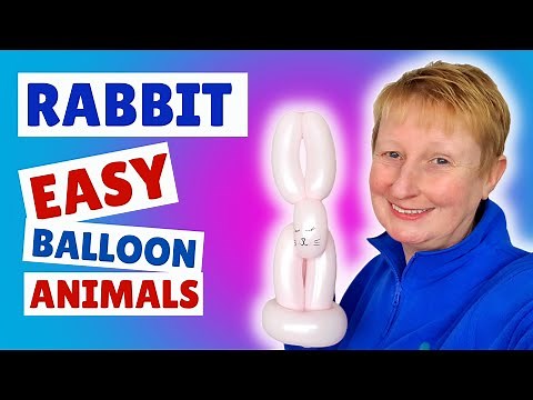 One Balloon Rabbit Tutorial 🐇 Easy Balloon Rabbit for Beginners