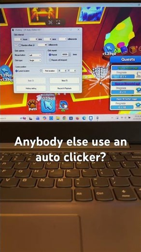 If you want to use it, it’s called OP auto clicker