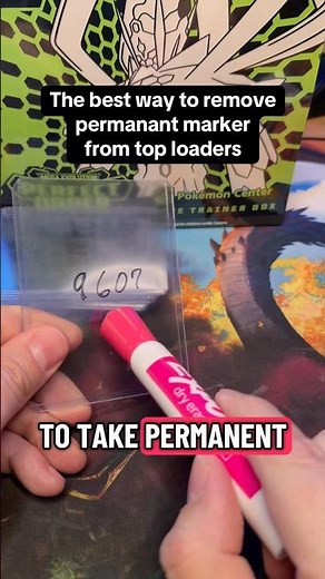 Remove Permanent Marker from Top Loaders (Fast & Easy Trick)