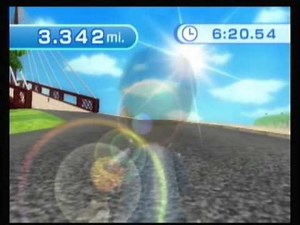 Wii Fit Plus Aerobics Playthrough Part 9 2: Free Run, 20 Minute