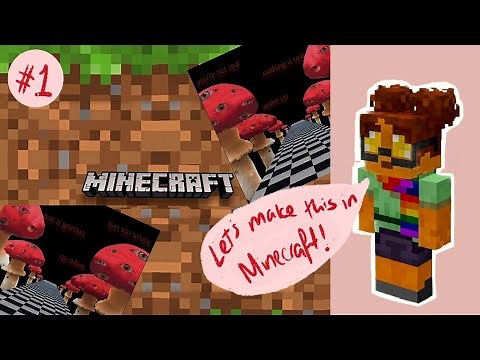 Building Weirdcore Scapes in Minecraft: The Mushrooms