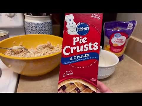 Dinner Recipe Using Store Bought Pie Crust/ Pillsbury Pie Crust