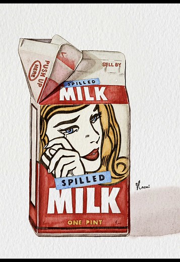 Realistic Milk Drawing Techniques Using Procreate