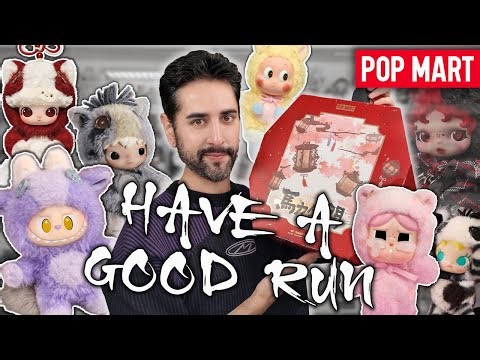 ⭐POP MART - Have A Good Run ⭐🐴 FULL SERIES UNBOXING! 💜 LABUBU, SKULLPANDA, HIRONO, DIMOO 💜