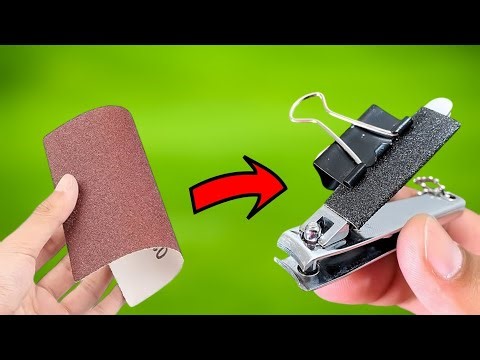 Sharpen Nail Clippers at Home in Just 2 Minutes! The Special Way to Sharpen Like a Razor