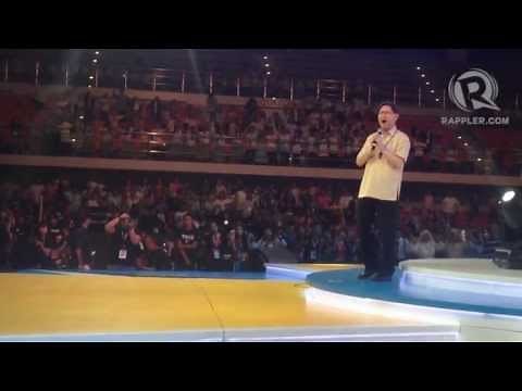 Cardinal Tagle sings, dances in Church concert