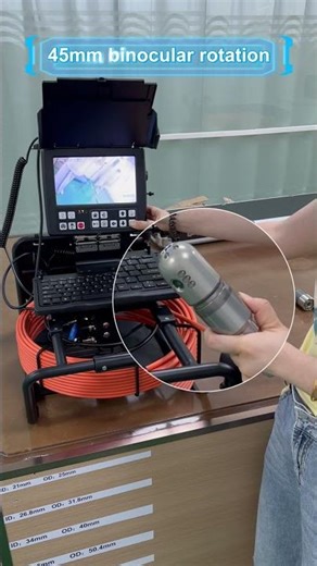 One System, Four Camera Heads – Ready for Any Pipe. 🔄📹