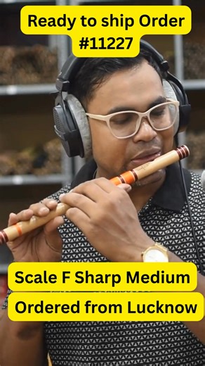 🎶✨ Ready to Ship! ✨🎶 We are excited to share that Order #11227 – F Sharp Medium Scale Bansuri has been carefully handcrafted, tuned, and packed, ready to ship to our valued customer from Lucknow, India. 🙏 buy link- https://sarfuddinflutes.com/index.php/product/sarfuddin-flutes-f-sharp-medium-bansuri-14-inches-premium-quality-bamboo-flute-tuned-400hz-with-carry-bag/ At Sarfuddin Flutes, each bansuri is made with love, precision, and dedication. Our bamboo flutes are oil-treated, finely tuned t