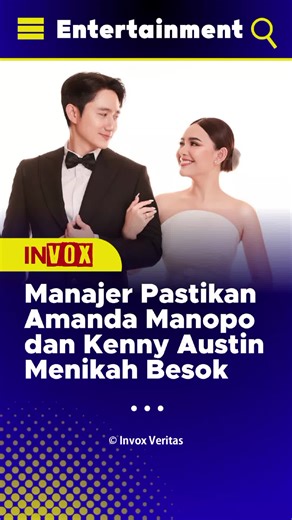Kabar Pernikahan Amanda Manopo dan Kenny Austin