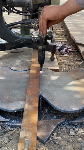 Amazing Gas cutting process work #cutting #gas #restoration #technology #shorts