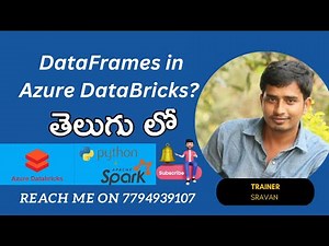 Dataframes creation in Pyspark | Azure databricks tutorial | Pyspark tutorial |Call me on 7794939107