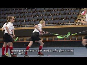 Floorball Drills - Follow The Pass