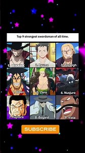 Top 9 strongest swordsman of all time. #anime #swordman #animeedit #animeshorts