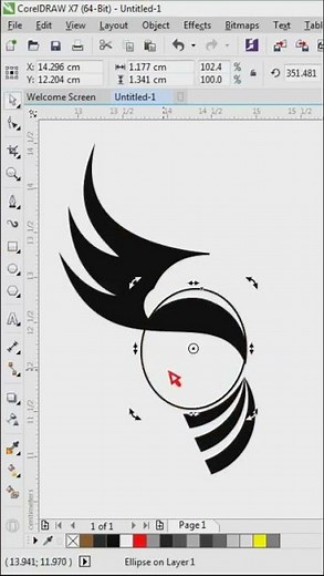 tips and tricks for making an eagle logo design in coreldraw