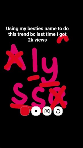 using my bestie name to do this trend bc last time I got 2k views