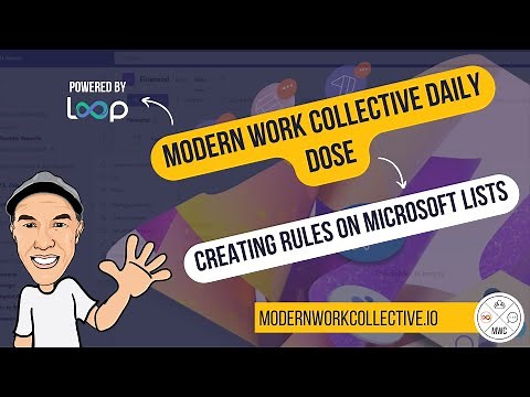 How to create rules on Microsoft Lists