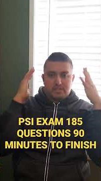 PSI ASSESSMENT EXAM 185 QUESTIONS & 90 MINUTES TO FINISH