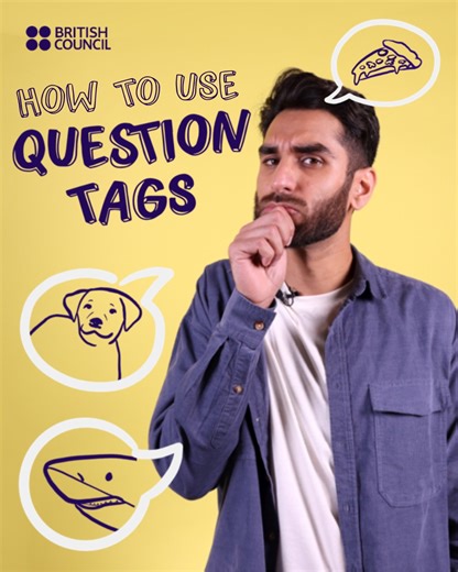 3.5K views · 229 reactions | Question tags can be confusing, right? Watch our latest Mini English Lesson for some great tips on how to get them right every time! Then click here for lots more Mini English Lessons! https://bit.ly/MiniEnglishLessonsCollection Neil #EnglishOnline #grammar | LearnEnglish – British Council | Facebook