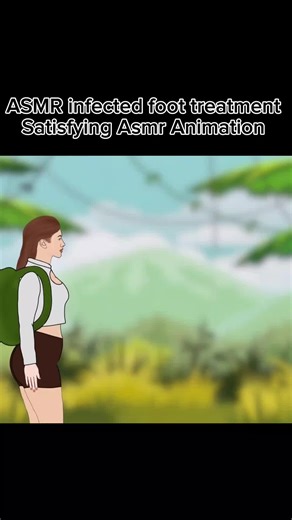 Satisfying ASMR Animation of Infected Foot Treatment