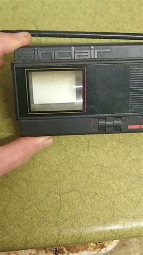 the genius design behind Clive Sinclair early Mini Flat screen CRT TV