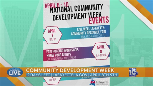 National Community Development Week in Lafayette
