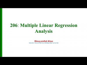206 Multiple Regression Analysis