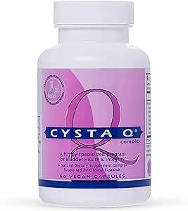 Farr Laboratories Cysta-Q Maximum Strength Interstitial Cystitis (IC) Relief and Bladder Discomfort - Urinary Urgency and Frequency – 60 Capsules