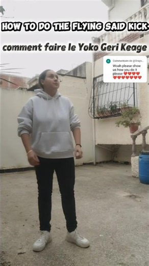 Apprendre le karaté ( flaying side #kick ) #america #karate #europe #martialarts #Kira's method