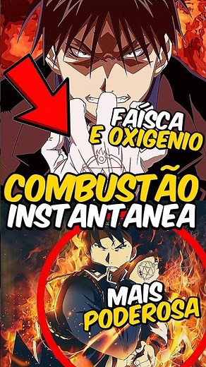 COMO FUNCIONA A ALQUIMIA DO ROY MUSTANG EM FULLMETAL ALCHEMIST #fma #fullmetalalchemist