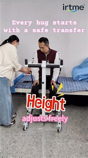 Hoyer lift,Irtme Lift,Rechargeable battery. No cords dragging across the floor during transfers.