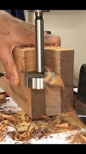 That’s one way to do it… #woodworkingtools #customfurniture #woodworkinghacks | KeithJohnson_CustomWoodworking