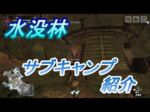 【モンハンライズ】水没林 サブキャンプ 紹介