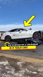 33K views · 200 reactions | Tesla V8 Swap: Impossible Becomes Reality | Rich Rebuilds | Facebook