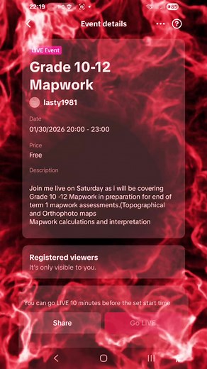 MAPWORK Preparations for Grade 10-12 Live Session