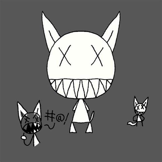 Hello Kitty parody. Drop Dead Schrödinger. #art #drawing #parody #hellokitty