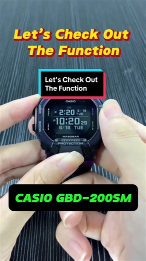 G-SHOCK GBD-200SM: Explore Training-Friendly Features