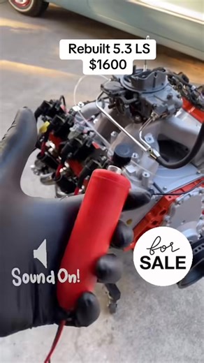 Rebuiilt 5.3 LS, new oil pump, lifters, push rods, cam plates, oil galley plug, pick up Oring, ARP head bolts, all new seals and gaskets, carburetor intake. Engine is ready for your classic car truck or swap. Runs perfectly ! #lsforsale #lsmotor #engine #lsswap #chevy #usa_tiktok | Lt1 Engine Rebuilt