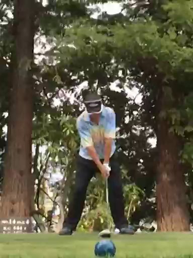 尾崎将司 スイング動画 2015年 ドライバー正面