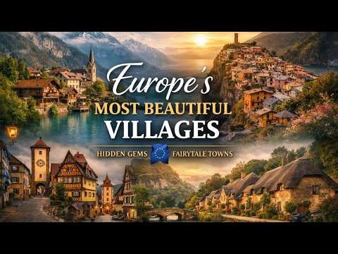 Europe’s Most Beautiful Villages 🇪🇺 | Hidden Gems & Fairytale Towns